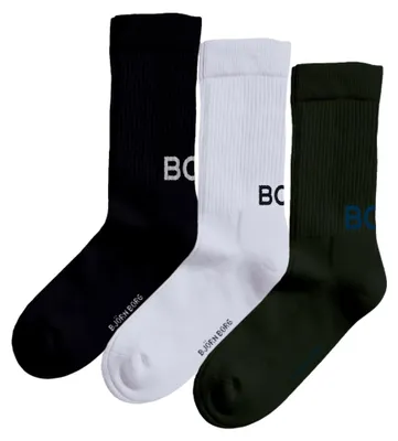 Imagen del producto de Calcetines Björn Borg, paquete de 3, modelo Classic Crew