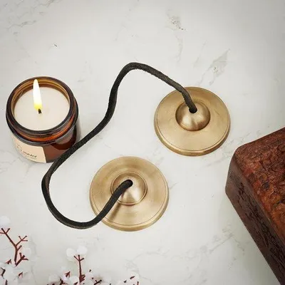 Produktbild von Meditationsklokken für Yoga und Meditation, spirituell, Manjira Instrument