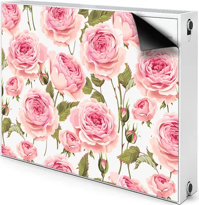 Produktbild von Magnet Heizkörperverkleidung Heizkörper-Abdeckung Heizung Heizkörper 110x60 cm  - Schöne Rosen
