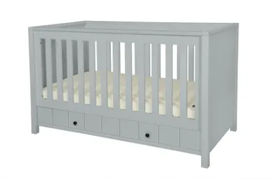 Produktbild von Babybett Allpin - Mitwachsendes Kinderbett für sicheren und komfortablen Schlaf