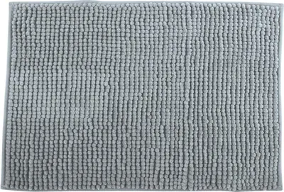 Zdjęcie produktu dla MSV 141644, Szary, Monochromatyczny, Prostokątny, Mikrofibra, 90 x 60 cm