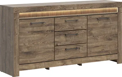 Produktbild von Buffet Amaury mit 3 Schubladen und 2 Türen, Holzoptik, 180cm