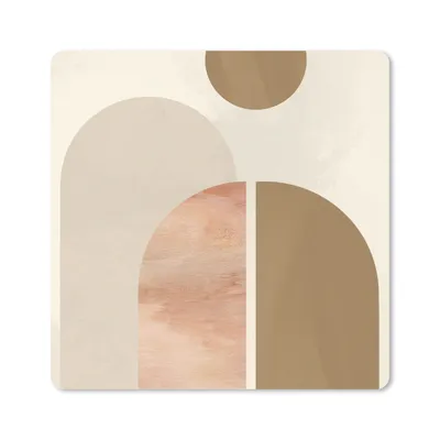 Produktbild von MuchoWow® Mauspad Mousepad Abstrakt - Design - Rosa 30x30 cm - Mousepads - Maus Mat - Pad - Mausunterlage - Gaming