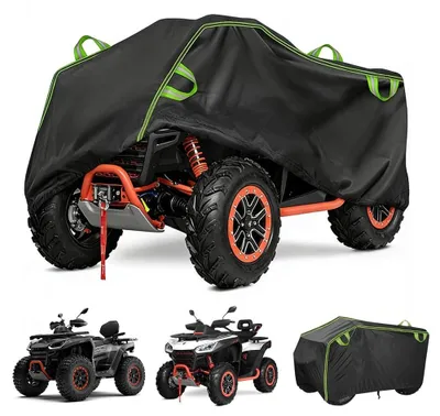 Imagen del producto de Omgoods: Cubierta impermeable para vehículos todo terreno (quad) fabricada con tejido Oxford de 210D y con protección contra el viento