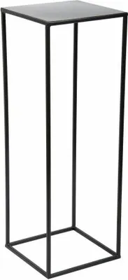 Produktbild von HowHomely Modern Pflanzenständer, Blumenhocker aus Metall Schwarz 70 cm Höhe - Blumenständer für das Haus
