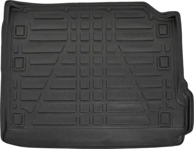 Image de Tapis De Coffre Sur Mesure Pour Jeep Wrangler JL 4 Depuis 2019, Noir, Antidérapant, Bord Haut, Toutes Saisons
