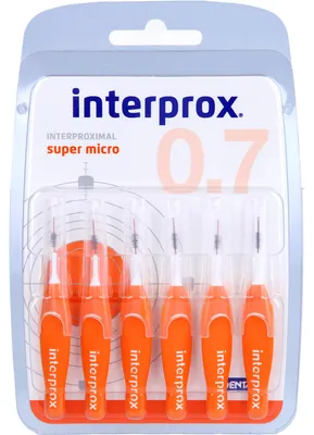 Image de interprox reg super micro orange Brosse interdentaire, 6 pces ZBU