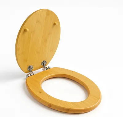 Produktbild von Goliving WC-Sitz - Toilettensitz mit Deckel - Softclose - Universal - Inklusive Montageset - Holz - Bambus