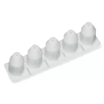 Produktbild von Wago 281-470, Anschlussblockabdeckung, 200 Stück(e), Weiß, 10 mm, 0,8 g