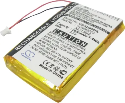 Obrázek produktu pro TECHTEK Baterie kompatibilní s [Garmin] iQue 3200, iQue 3600, iQue 3600a nahrazuje 1A2W423C2, pro A2X128A2