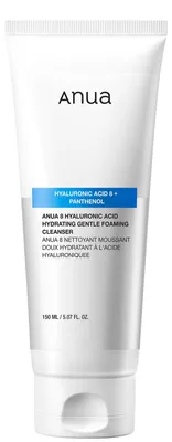 Produktbild von Anua, Glow, 8 Hyaluronsä ure und Phantenol, feuchtigkeitsspendender Reinigungsschaum, 150 ml