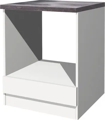 Produktbild von Flex Well Herdumbauschrank Lucca BxTxH 60 x 60 x 85 cm weiß matt zerlegt 00010746