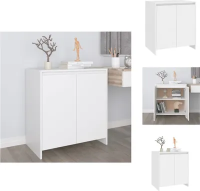 Obrázek produktu pro vidaXL Příborník bílý 70x41x75 cm materiál na bázi dřeva - Příborníky