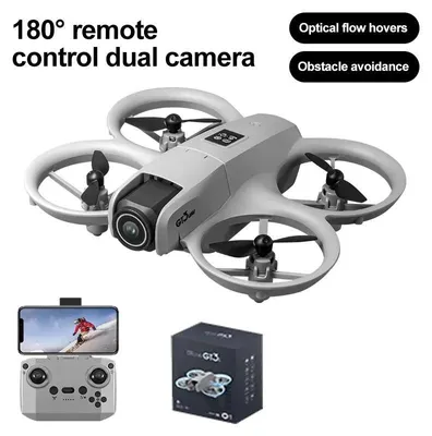 Immagine prodotto di Mini drone - Drone con videocamera GT3-mini - Video 4K UHD - Per interni/esterni - Portata di 100 m - Autonomia di volo 5–10 min - Peso leggero: 68 g - 4 canali