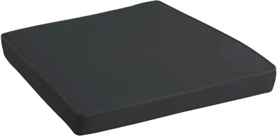 Produktbild von Juskys Polyrattan Balkon Set Bayamo 2 Personen – Tisch mit Glasplatte & 2 Stühlen – Wetterfeste Balkonmöbel – Auflagen waschbar – schwarz – grau