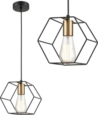 Obrázok produktu pre Závesné svietidlo tooLight APP1131-1CP BLACK/GOLD