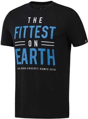 Image de T-shirt Reebok Crossfit « Fittest ON Earth », référence DN2392, taille : 176