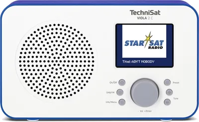 Obrázek produktu pro TechniSat VIOLA 2 C, Hodiny, Digitální, DAB+, FM, 87,5 - 108 MHz, 174 - 240 MHz, 1 W