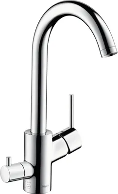 Immagine prodotto di hansgrohe Talis S² Variarc Mitigeur monocommande de cuisine 270, robinet d'arrêt, 1 jet, chromé, 14875000, 14875000