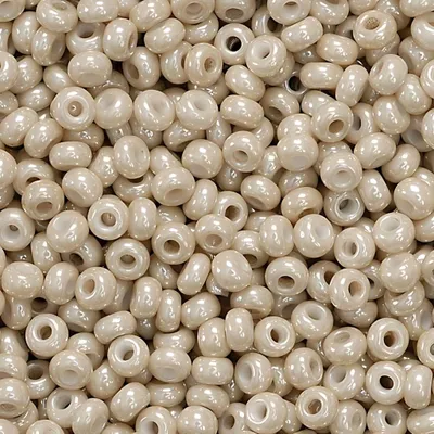 Produktbild von KNORR PRANDELL 213118052 Böhmische Rocailles Ø 25 mm Glas beige