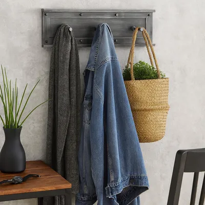 Produktbild von Garderobenleiste Industriestyle Kleiderhaken