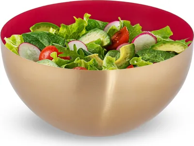 Produktbild von relaxdays Edelstahl Salatschüssel Ø 25 cm