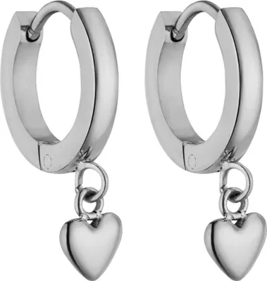 Produktbild von Purelei Damen Creolen Lovely Heart PUR-Earring-LovelyHeart Silber Onesize