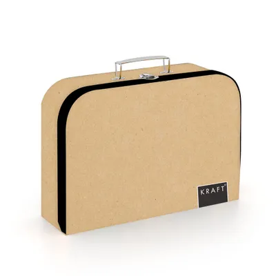 Obrázok produktu pre Karton P+P Laminovaný kufor 34 cm KRAFT nature KT6-07423