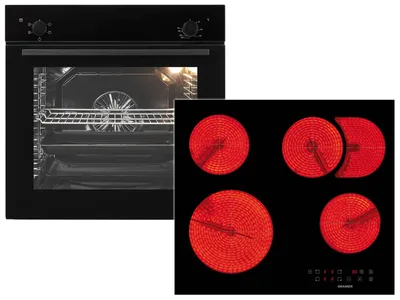 Produktbild von Oranier CLS940 Set Backofen EBS900 + Glaskeramikkochfeld autark KFC161