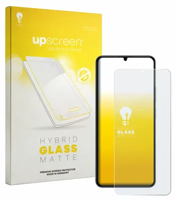 Produktbild von upscreen Entspiegelungs Schutzglas für realme Note 80 Schutzfolie Panzer Folie Glas Display Schutz matt