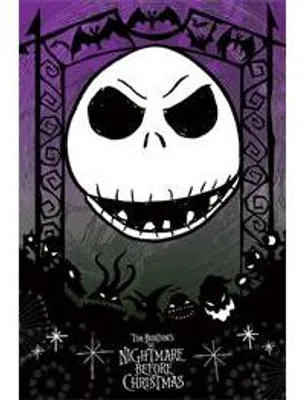 Image de Nightmare Before Christmas - Fluorescent - 61x91,5cm - Affiche Poster