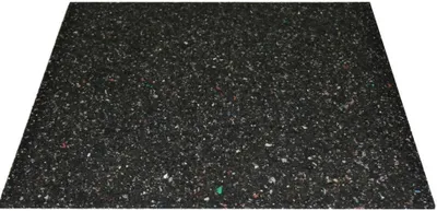 Produktbild von Antirutschmatte, Gummimatte, Vibrationsschutz, schwarz, 60 x 60 x 1 cm