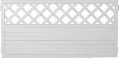 Produktbild von T&J LIGHTLINE Kunststoff Zaun Ranki 1800 x 900 mm, weiß
