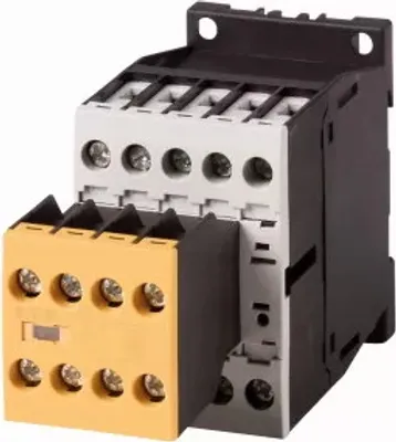Produktbild von Eaton Sicherheitshilfsschütz, 24 V DC, S = Schließer: 4 S, Ö = Öffner: 4 Ö, Schraubklemmen, Gleichstrombetätigung 191760