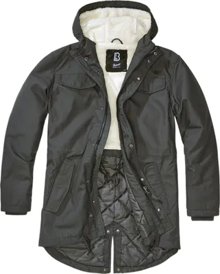 Produktbild von BRANDIT Marsh Lake Teddyparka anthracite Gr. S
