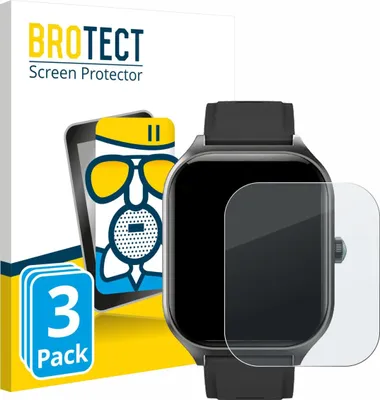 Produktbild von 3x BROTECT Entspiegelungs Schutzglas für FORRLITE Smartwatch 2.01" Schutzfolie Panzer Folie Glas Display Schutz matt