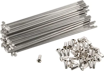 Obrázok produktu pre Sada: Vložky – 156,5 mm, závit M3,5, nerezová oceľ, určené pre motocykle Simson S53, S83 (17 palcov)