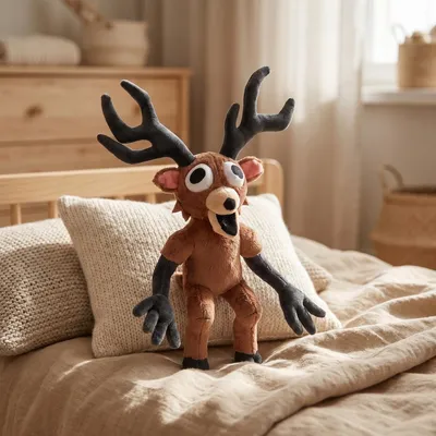 Produktbild von 99 Nächte im Wald Hirsch Plüschtier 38cm Kuscheltier Stofftier Kinder Geschenk