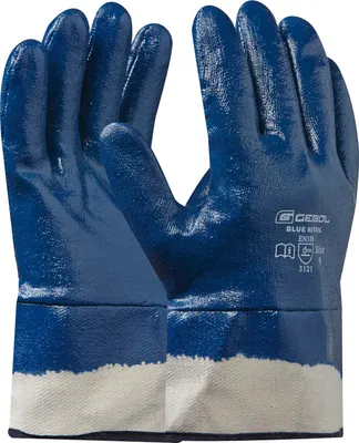 Produktbild von GEBOL Schutzhandschuh Blue Nitril Arbeitshandschuh Größe 10 | 1 Paar
