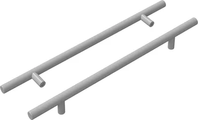 Produktbild von Schrankgriff 2 pcs Silber 300 mm Edelstahl