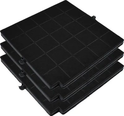 Produktbild von AllSpares Aktivkohlefilter (3 St,) für Dunstabzugshauben geeignet für Airforce