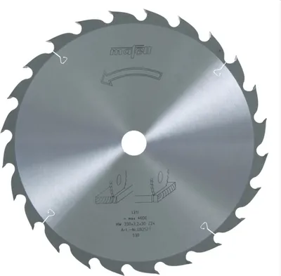 Produktbild von Mafell Sägeblatt-HM 330 x 2,2/3,2 x 30 mm, Z 24, WZ | 092571