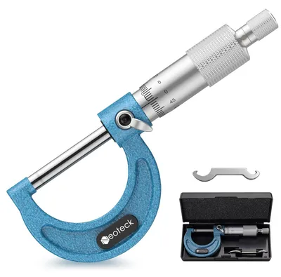 Productafbeelding van Micrometer buiten met een meetbereik van 0-25 mm en 0,01 mm nauwkeurigheid