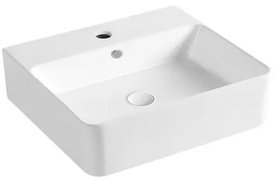 Image de NEASA lavabo en céramique 52x42cm, blanc
