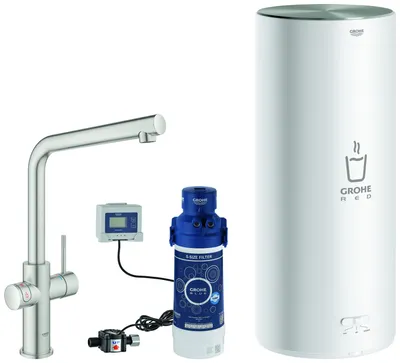 Produktbild von GROHE Red Duo, Standard, Stahl, Hebelgriffe, Einzelbild, Typ L, Keramik
