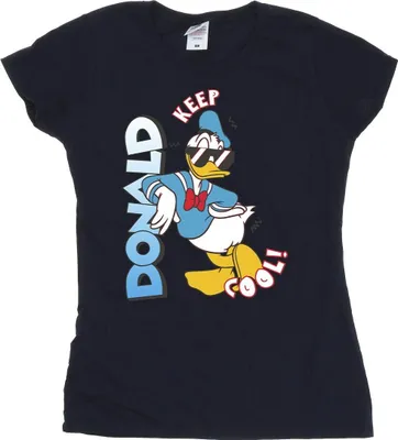 Produktbild von Disney - "Donald Duck Cool" T-Shirt für Damen BI33087 (S) (Marineblau)