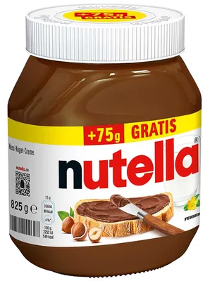 Produktbild von nutella 750g + 75g gratis