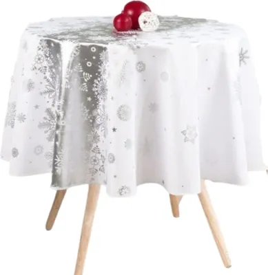 Immagine prodotto di Tovaglie festive - PROMO LINGE - Neve di Natale - Poliestere - Bianco