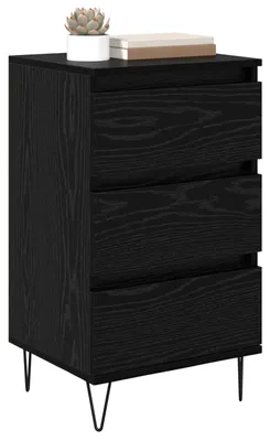 Obrázek produktu pro vidaXL Příborník se zásuvkami vzhled černý dub 40 x 35 x 70 cm