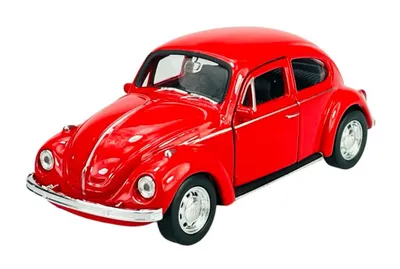 Produktbild von Welly VW Volkswagen Beetle Rot  1:34-1:39 Die Cast Metall Modell Neu im Kasten 42343